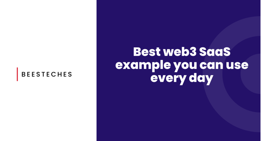 Best web3 SaaS example you can use every day